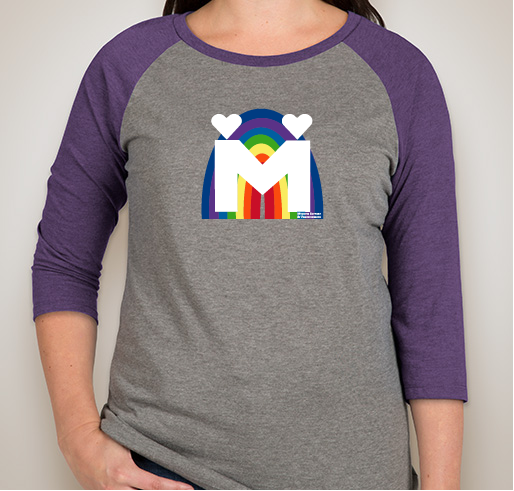 #MyoRainbow Fundraiser - unisex shirt design - front