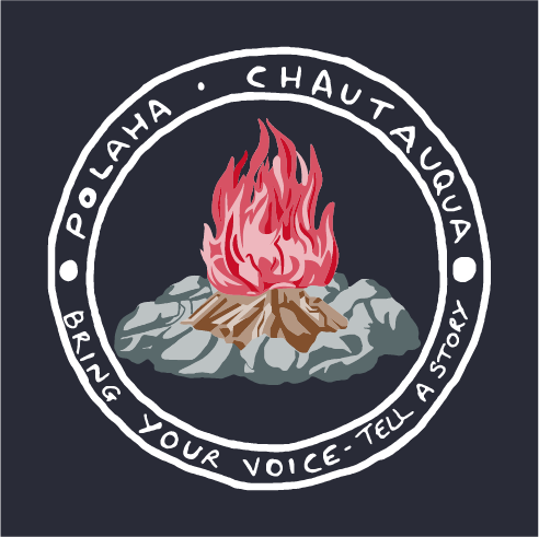 The Polaha Chautauqua - Camp Fire shirt design - zoomed