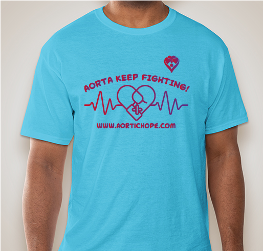 HOP Into Spring with Aortic Hope! Fundraiser - unisex shirt design - front