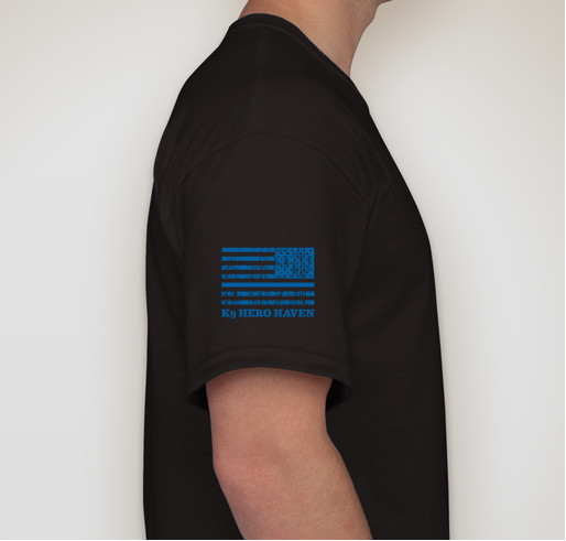 K9 Hero Haven Supports the BLUE! shirt design - zoomed