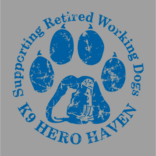 K9 Hero Haven Supports the BLUE! shirt design - zoomed