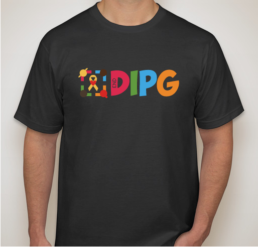 Making DIPG History Tee Shirts and Hoodies Fundraiser - unisex shirt design - front