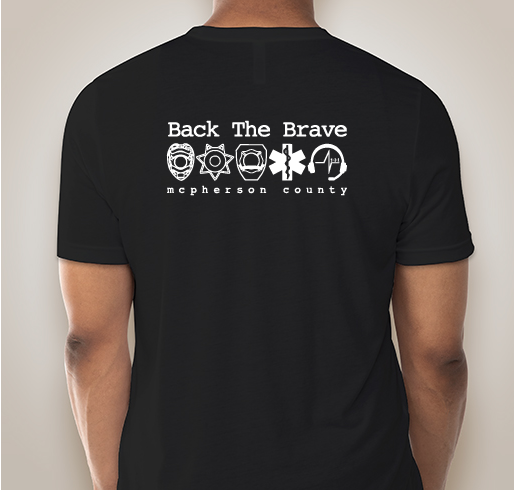 McPherson County Dispatch Fundraiser Fundraiser - unisex shirt design - back