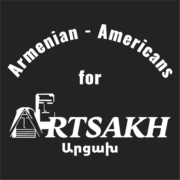 Armenian-Americans for Artsakh shirt design - zoomed
