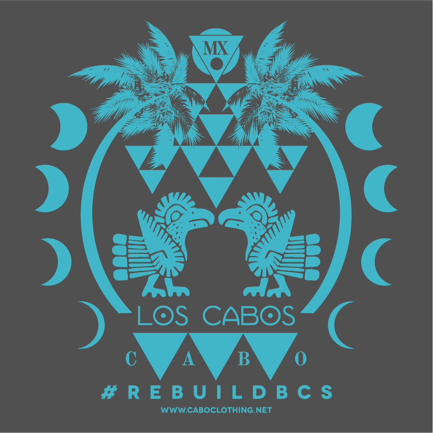 Hurricane Odile — Los Cabos (Baja California Sur, MX) Relief shirt design - zoomed