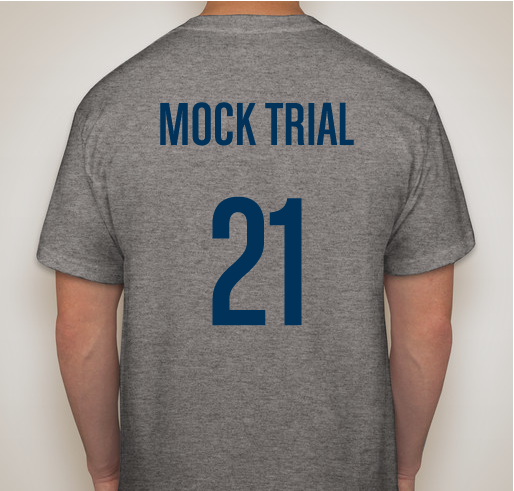 2021 National Mock Trial Competition Fundraiser - unisex shirt design - back