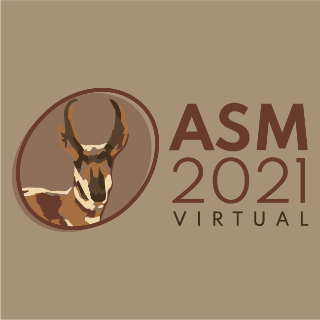 The American Society of Mammalogists 2021 T-Shirt Campaign shirt design - zoomed