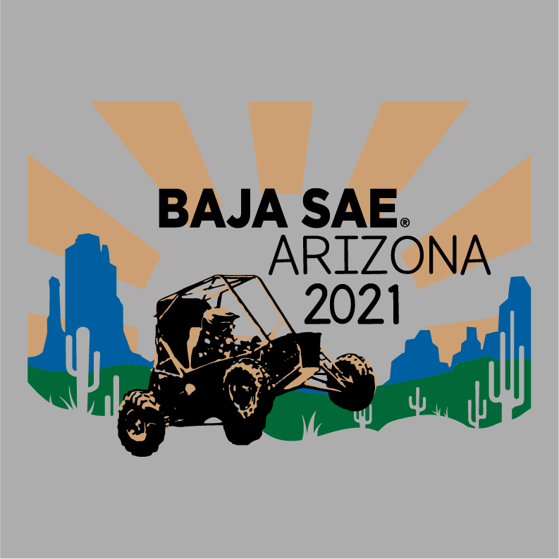 SAE BAJA AZ 2021 shirt design - zoomed