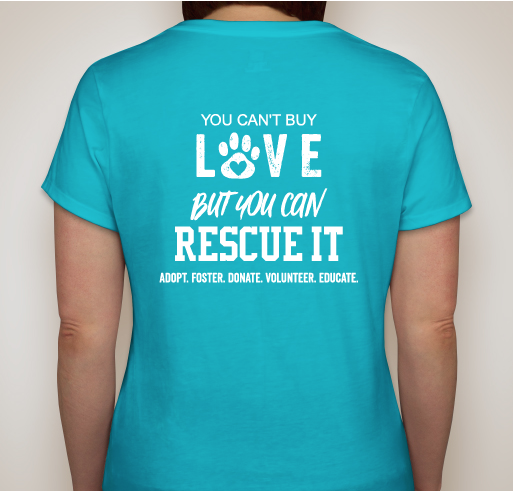 The Cat Corner, Inc. // Making a Difference One Cat at a Time Fundraiser - unisex shirt design - back