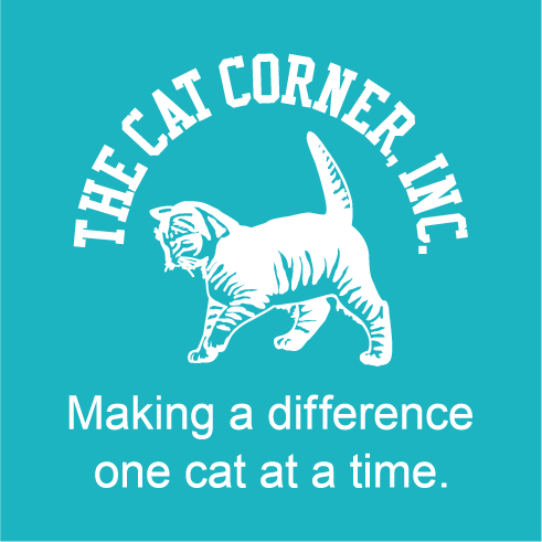 The Cat Corner, Inc. // Making a Difference One Cat at a Time shirt design - zoomed
