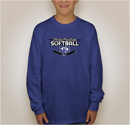 Lady Panthers Softball Fundraiser - unisex shirt design - front