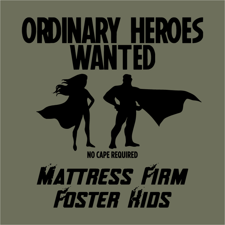 6th Annual Foster Kids Fundraiser shirt design - zoomed