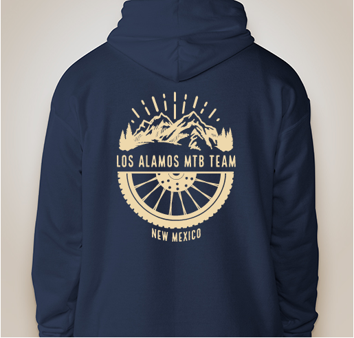 LA Mtn Bike Team Shirts Fundraiser - unisex shirt design - back