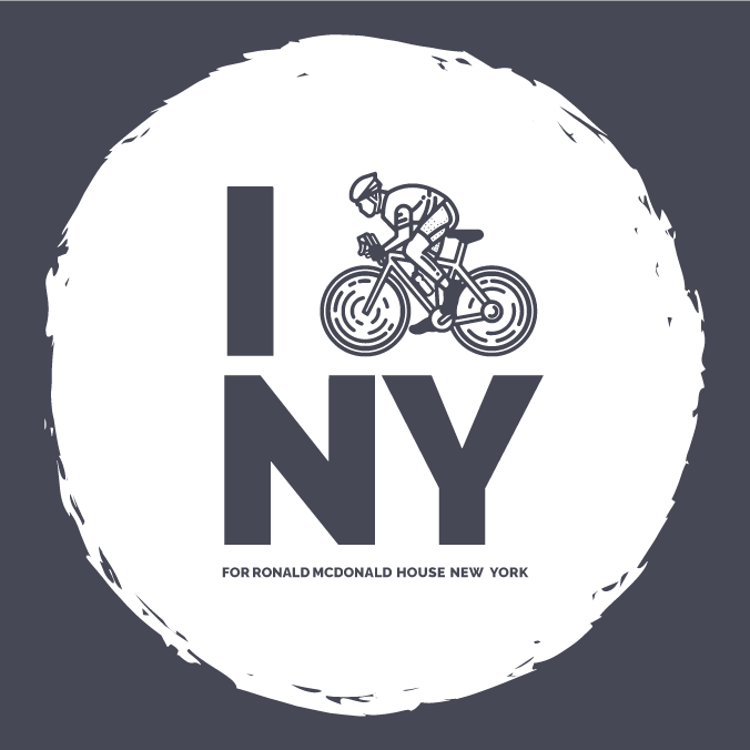 I BIKE NY for Ronald McDonald House New York shirt design - zoomed