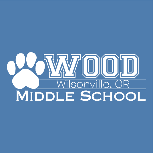 Wood Middle School Spring Spirit Wear shirt design - zoomed