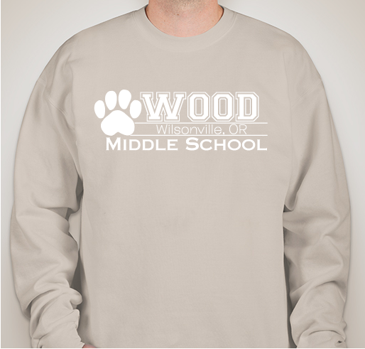 Wood Middle School Spring Spirit Wear Fundraiser - unisex shirt design - front