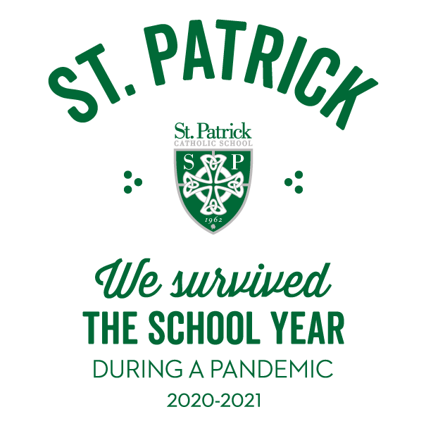 St. Patrick Catholic School shirt design - zoomed