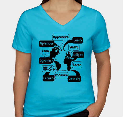 Hello in Many Languages Fundraiser - unisex shirt design - front
