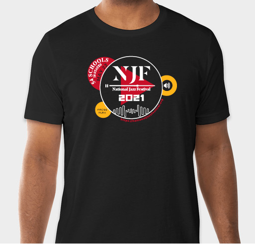 National Jazz Festival 2021 Fundraiser - unisex shirt design - front