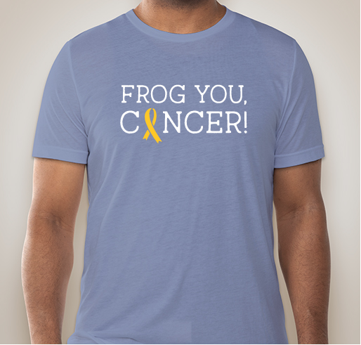 Frog You Cancer 2021 Fundraiser - unisex shirt design - back