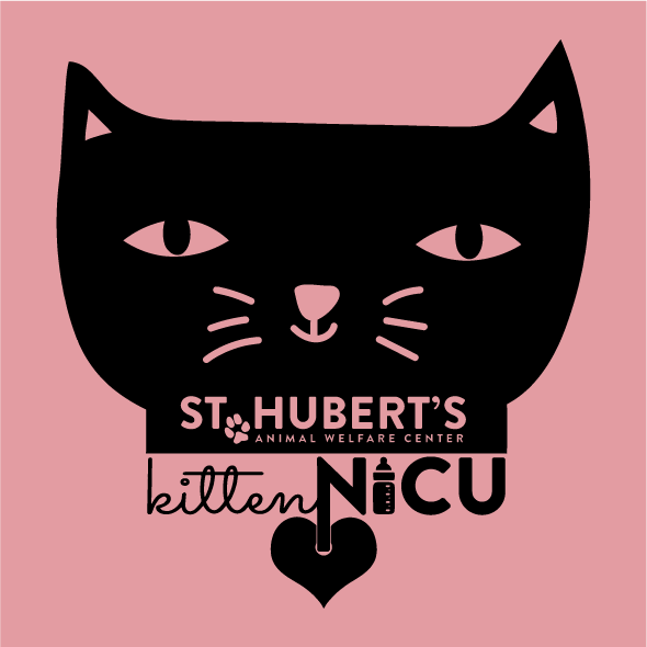 St.Hubert's Animal Welfare Center- Kitten Nursery Fundraiser shirt design - zoomed