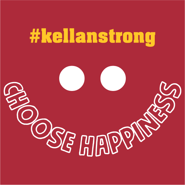 Choosing Happiness for Kellan Ford shirt design - zoomed