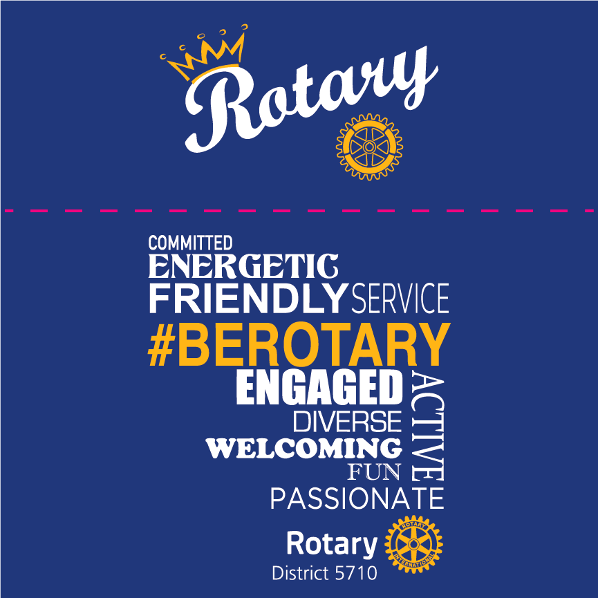 Let's Go, Rotary! shirt design - zoomed