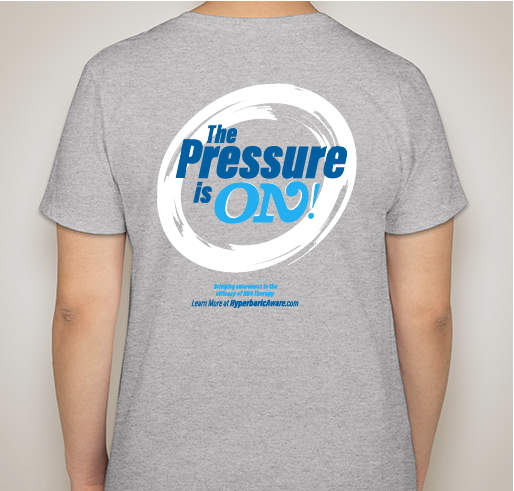 Hyperbaric Aware T shirts Fundraiser - unisex shirt design - back