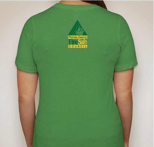 Plumas County Fire Safe Council Fundraiser - unisex shirt design - back