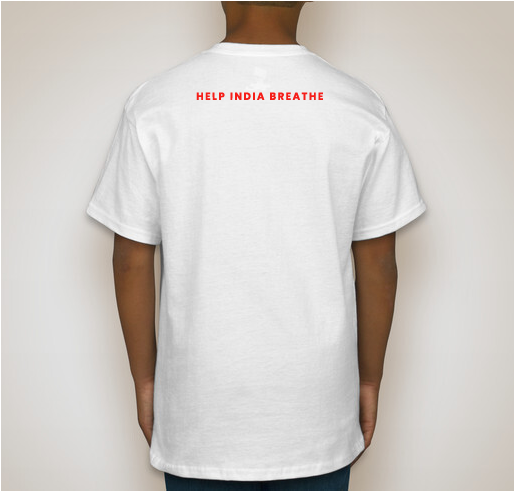 Help India Breathe shirt design - zoomed