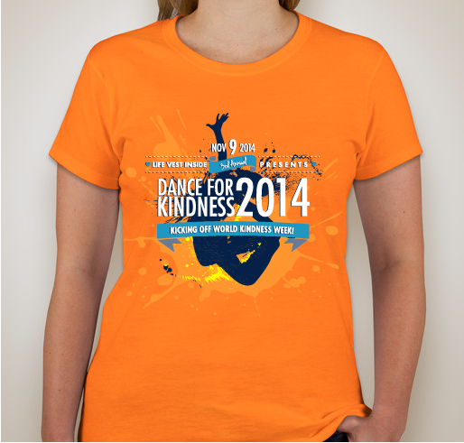 Official Dance For Kindness 2014 T-Shirt Fundraiser - unisex shirt design - front