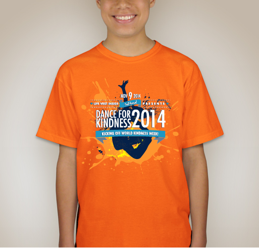 Official Dance For Kindness 2014 T-Shirt Fundraiser - unisex shirt design - back