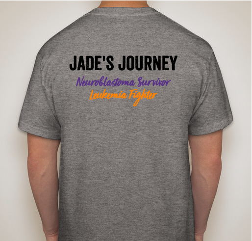 Jade’s Journey Fundraiser - unisex shirt design - back