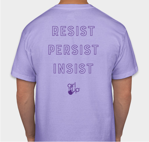 Winnacunnet Girl Up T-shirt fundraiser 2021 Fundraiser - unisex shirt design - back