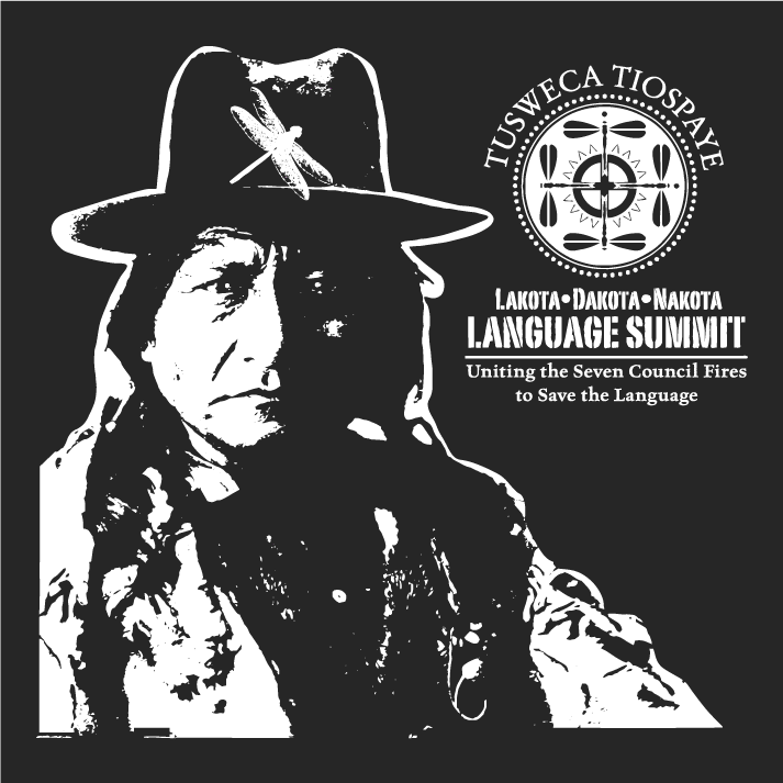 2021 Lakota Dakota Nakota Language Summit shirt design - zoomed