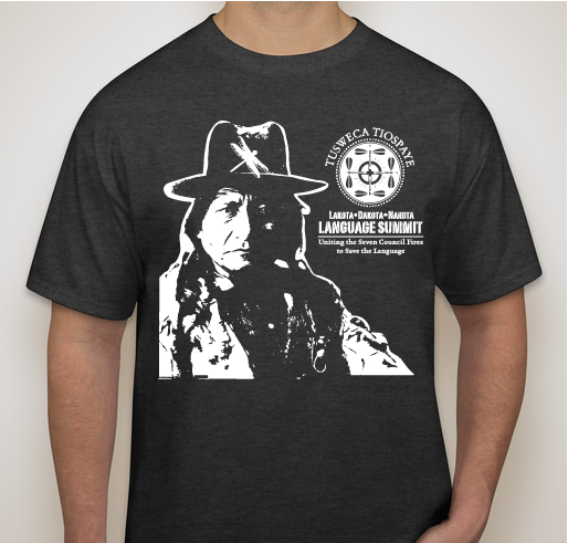 2021 Lakota Dakota Nakota Language Summit Fundraiser - unisex shirt design - front
