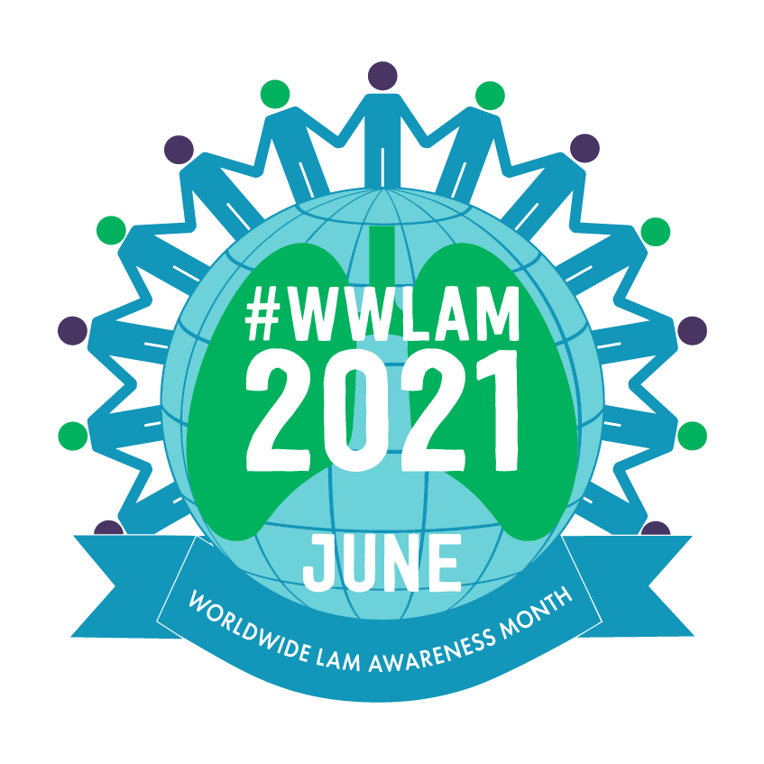 Worldwide LAM Awareness Month 2021 shirt design - zoomed
