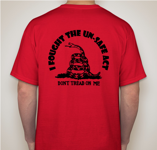 New York State Rifle & Pistol Association Fundraiser - unisex shirt design - back