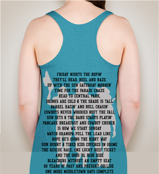 Middletown Days 60th Anniversary Fundraiser - unisex shirt design - back
