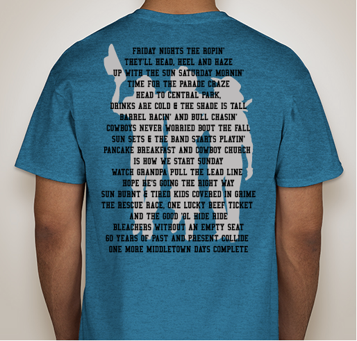 Middletown Days Fundraiser - unisex shirt design - back