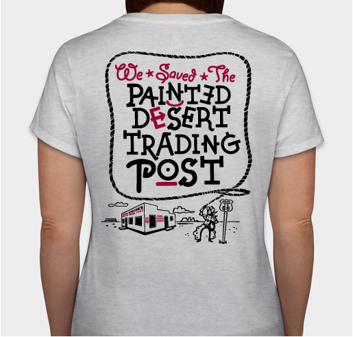 PAINTED DESERT TRADING POST - MAY 2021 Fundraiser - unisex shirt design - back