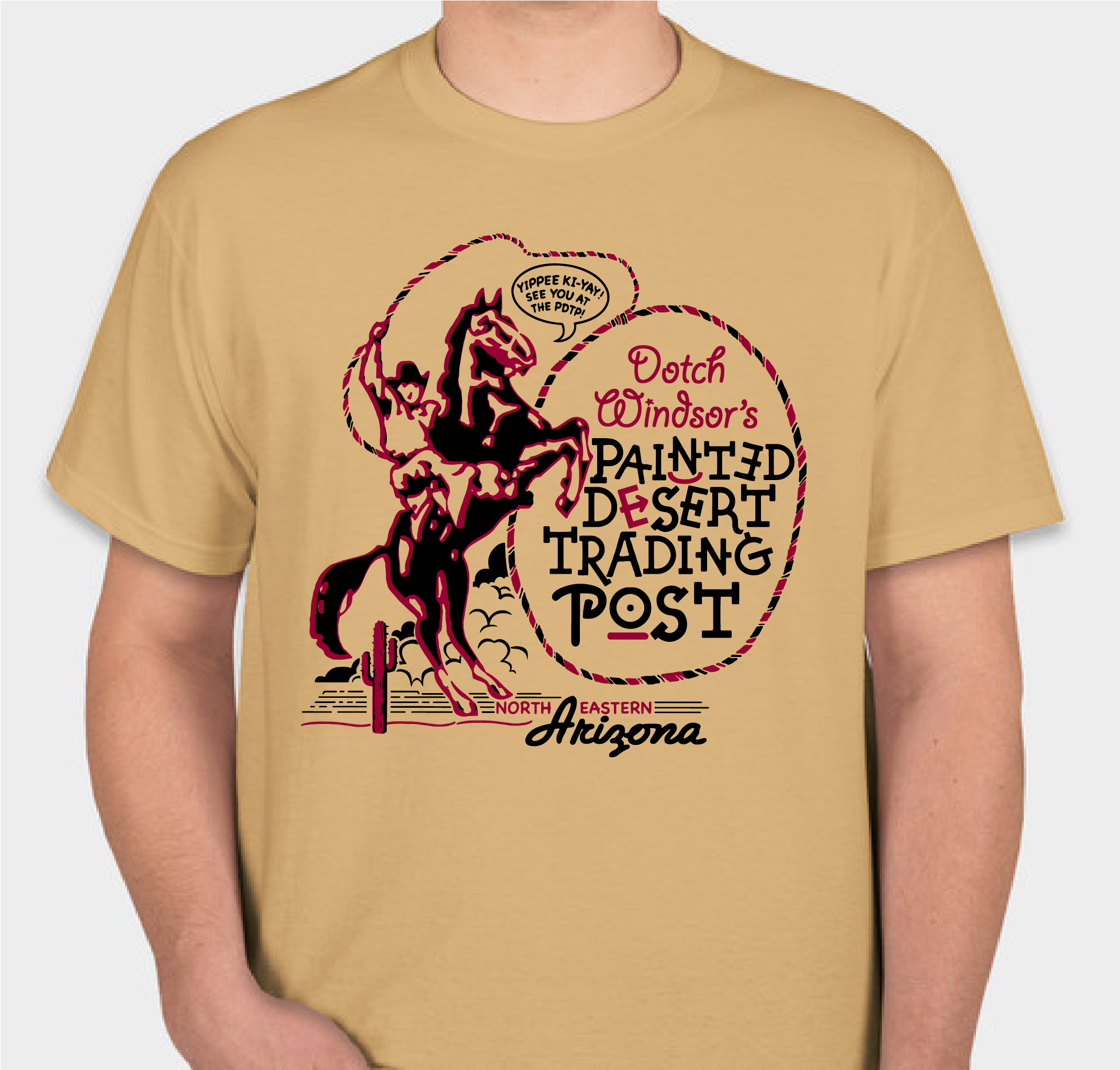 PAINTED DESERT TRADING POST - MAY 2021 Fundraiser - unisex shirt design - front