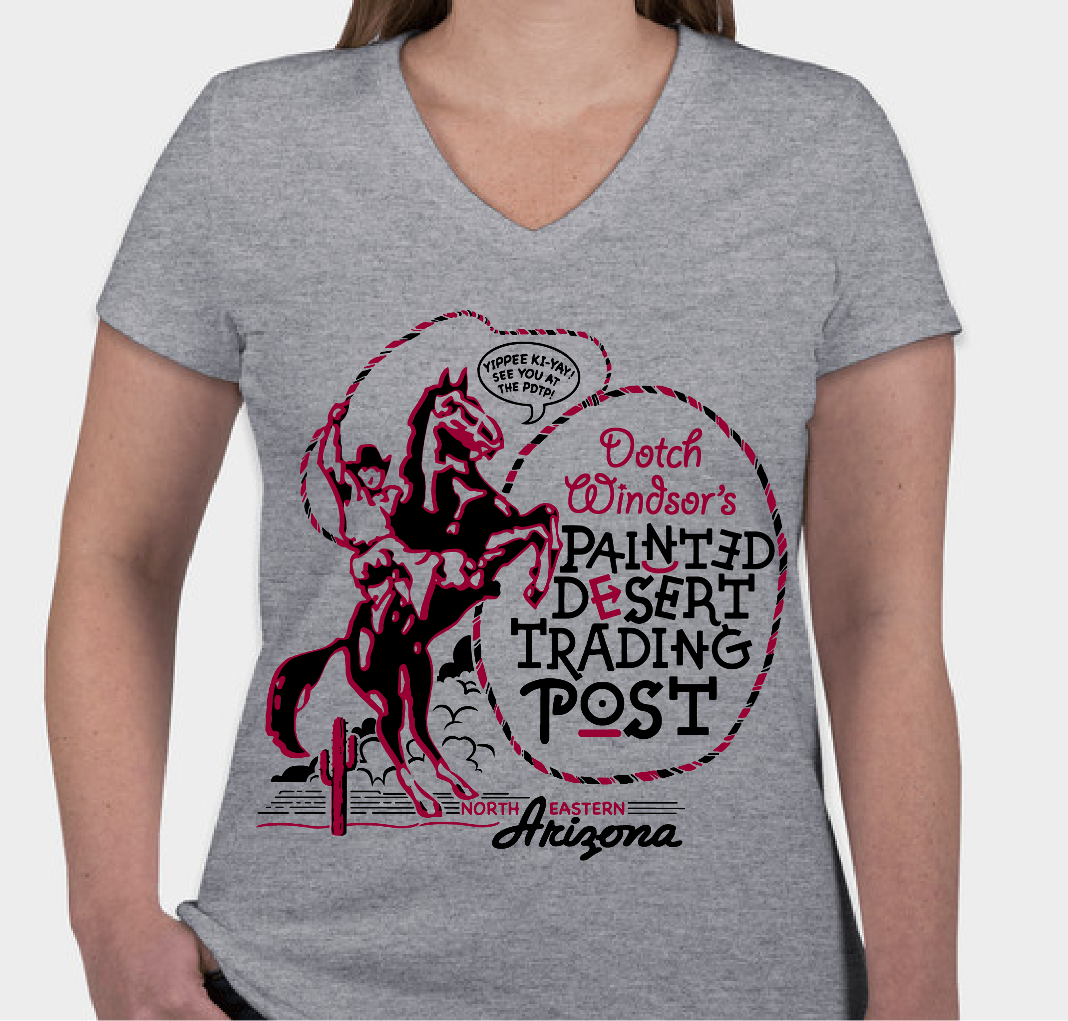 PAINTED DESERT TRADING POST - MAY 2021 Fundraiser - unisex shirt design - front
