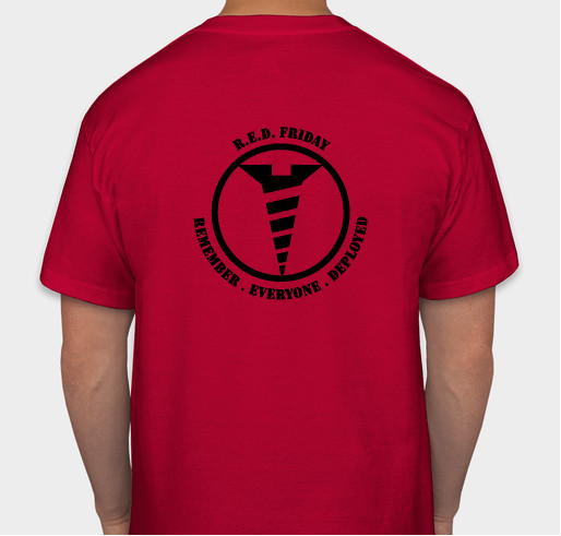 Heavy Haulers Remember Everyone Deployed Fundraiser - unisex shirt design - back