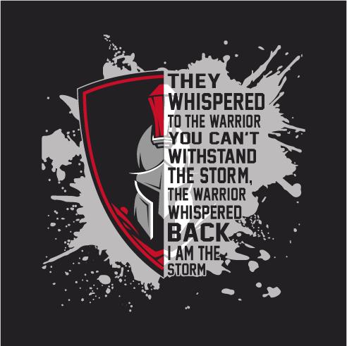 Atwood's Warriors shirt design - zoomed