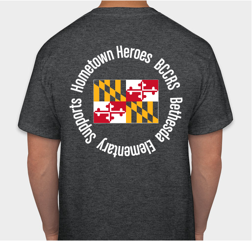 Hometown Heroes: Bethesda Chevy Chase Rescue Squad Fundraiser - unisex shirt design - back