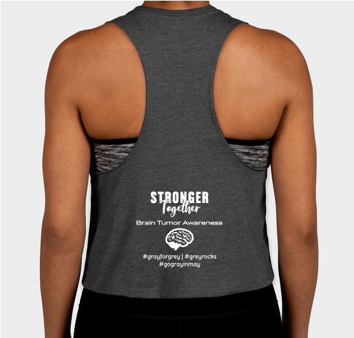 Gray for Grey 2021 Fundraiser - unisex shirt design - back