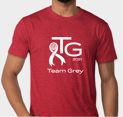 Gray for Grey 2021 Fundraiser - unisex shirt design - front