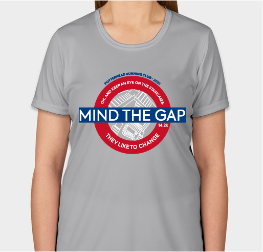 PHRC Mind the Gap 14.2k Fundraiser - unisex shirt design - front