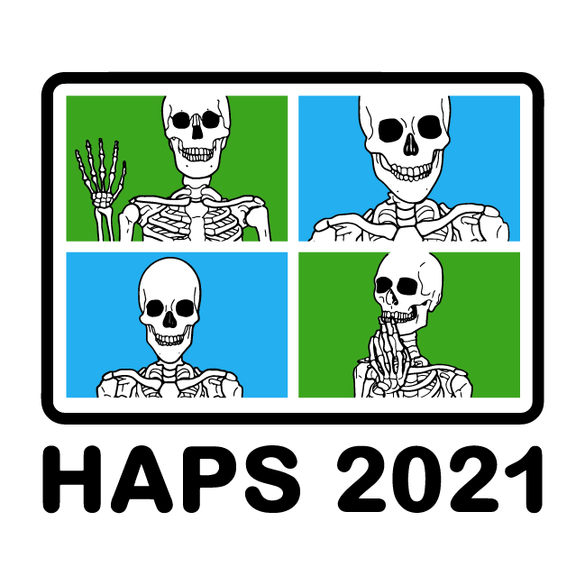 HAPS 2021 Annual Conference Apparel shirt design - zoomed